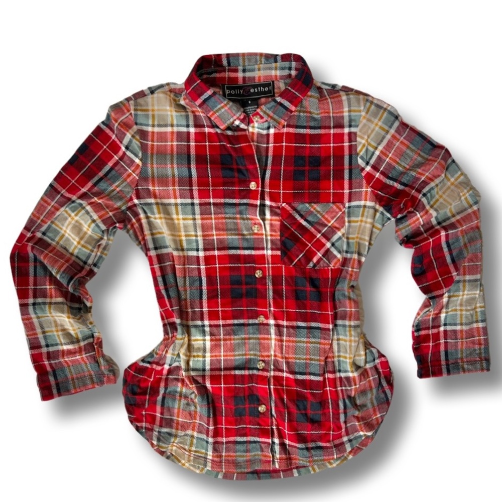 Red Fleece Shirt NEW